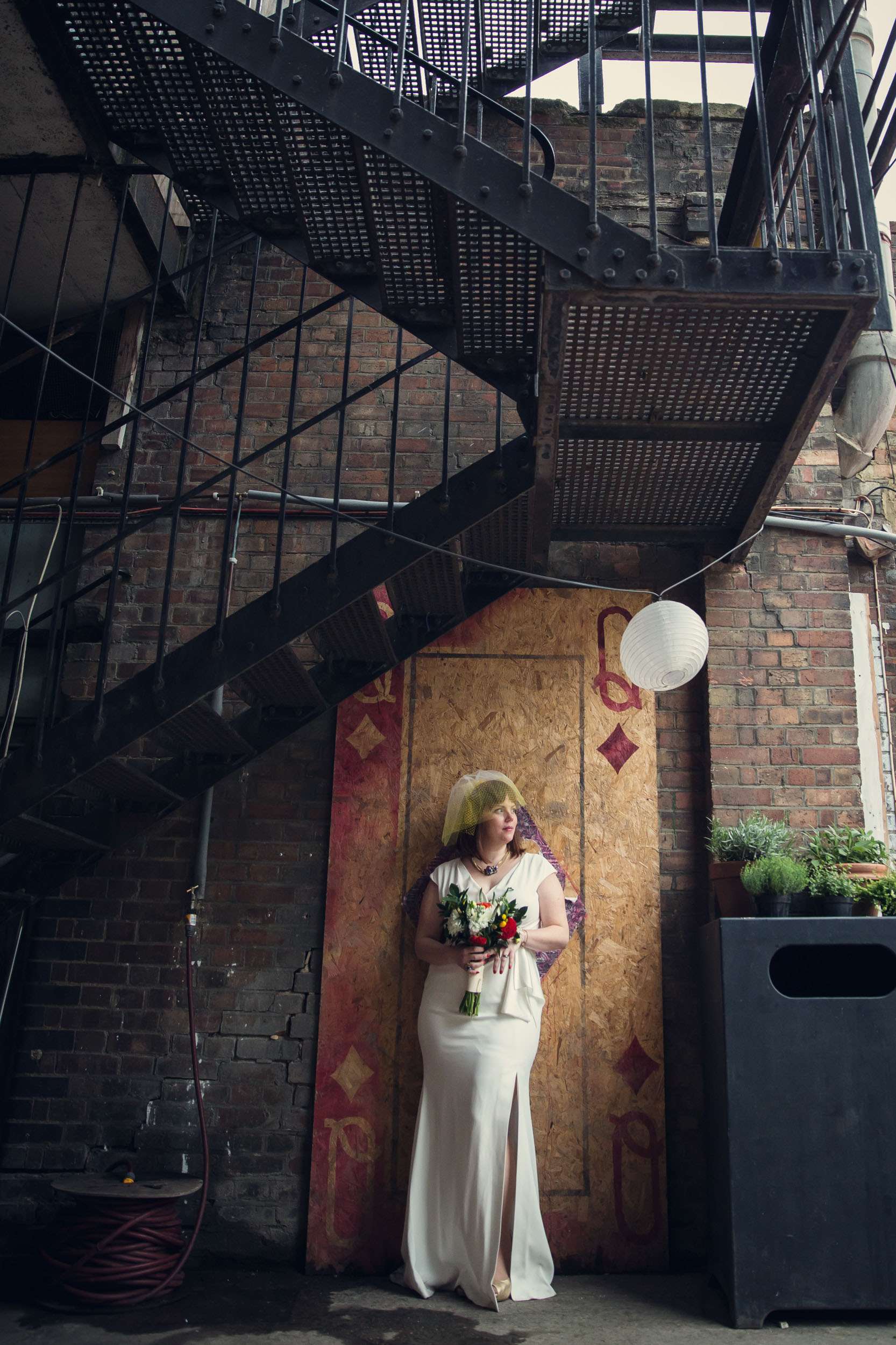 Indoor Festival Wedding at an Industrial Warehouse (40)