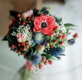 london elopement red wedding dress (6)