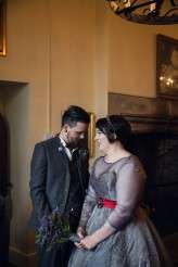 Gothic Halloween Wedding… With Sphynx Cats (12)