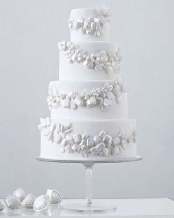 gem wedding cake