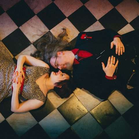 gothic horror film lovers wedding (32)