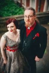 gothic horror film lovers wedding (36)