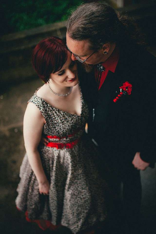 gothic horror film lovers wedding (37)