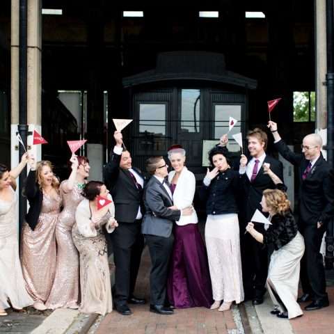 industrial vintage glam wedding (17)