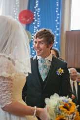 sunflowers & flamingo themed retro wedding (24)