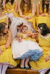 sunflowers & flamingo themed retro wedding (39)