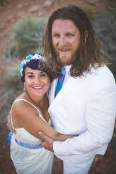 Hippies in the vegas desert wedding10