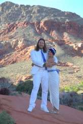 Hippies in the vegas desert wedding14