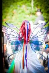 rainbow fairy wedding bride in wings (27)