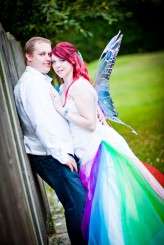 rainbow fairy wedding bride in wings (29)
