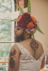 Harnaam Kaur bridal shoot lady beard (22)