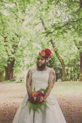 Harnaam Kaur bridal shoot lady beard (24)