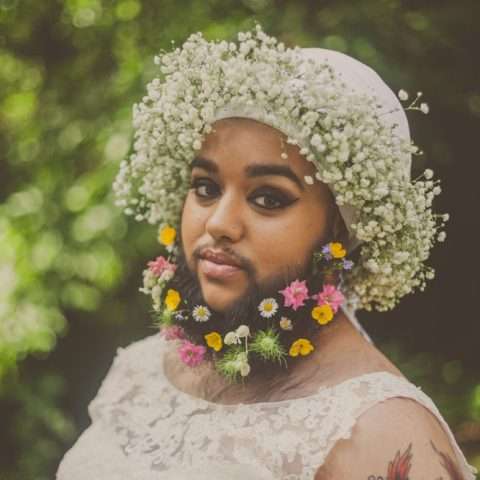 Harnaam Kaur bridal shoot lady beard (30)