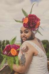 Harnaam Kaur bridal shoot lady beard (5)
