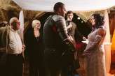 Live Action Role Play Wedding with the Groom in a Suit of Armour (41)