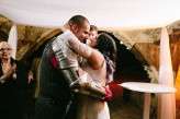 Live Action Role Play Wedding with the Groom in a Suit of Armour (44)