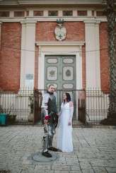 Live Action Role Play Wedding with the Groom in a Suit of Armour (9)