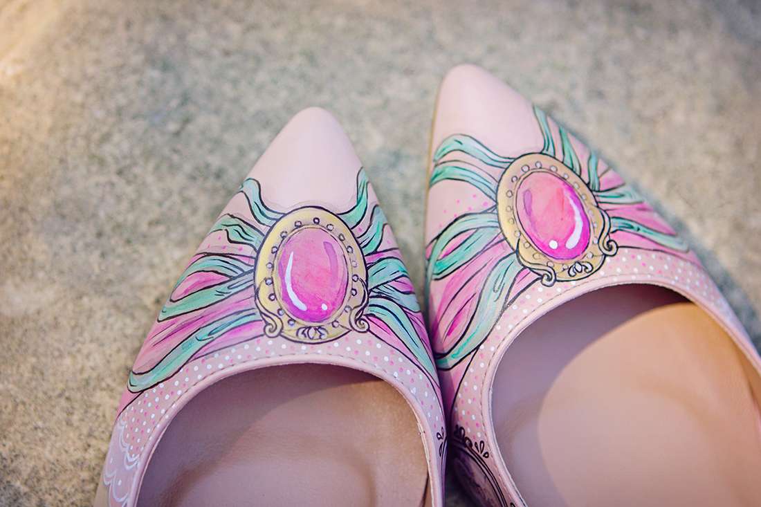 Win a Pair of Custom Designed, Hand Painted Wedding Shoes from Middo Shoes (3)