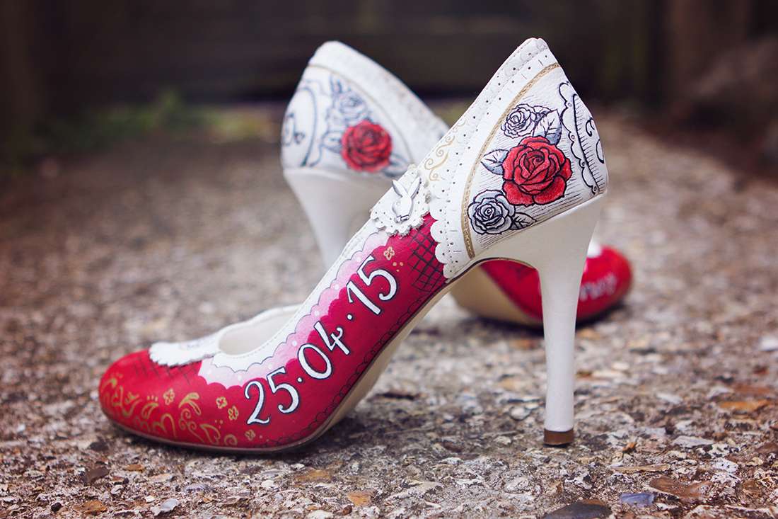 Win a Pair of Custom Designed, Hand Painted Wedding Shoes from Middo Shoes (8)