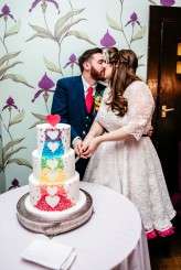 colourful rainbow rose and pixel wedding (82)