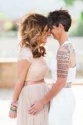 same sex boho fairytale wedding (41)