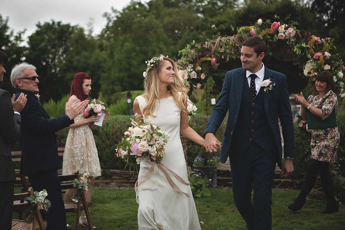 Alternative Humanist Outdoor Tipi Wedding