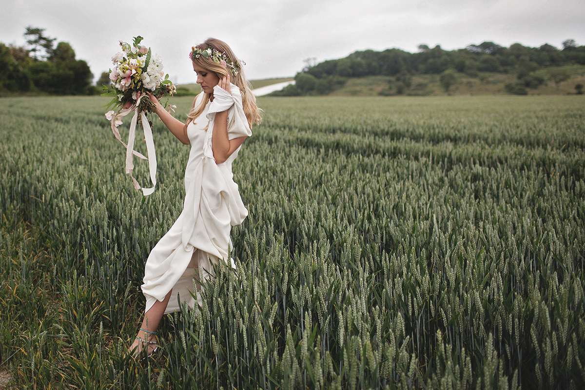 Alternative Humanist Outdoor Tipi Wedding