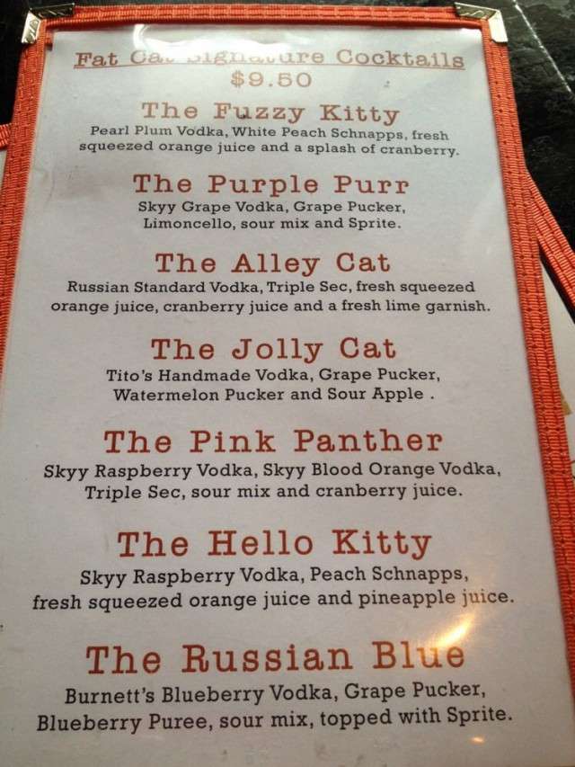 cat cocktails