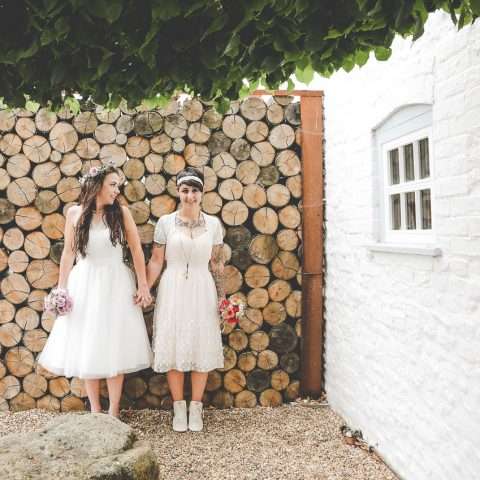 Chilled Southend Barns same sex wedding (40)