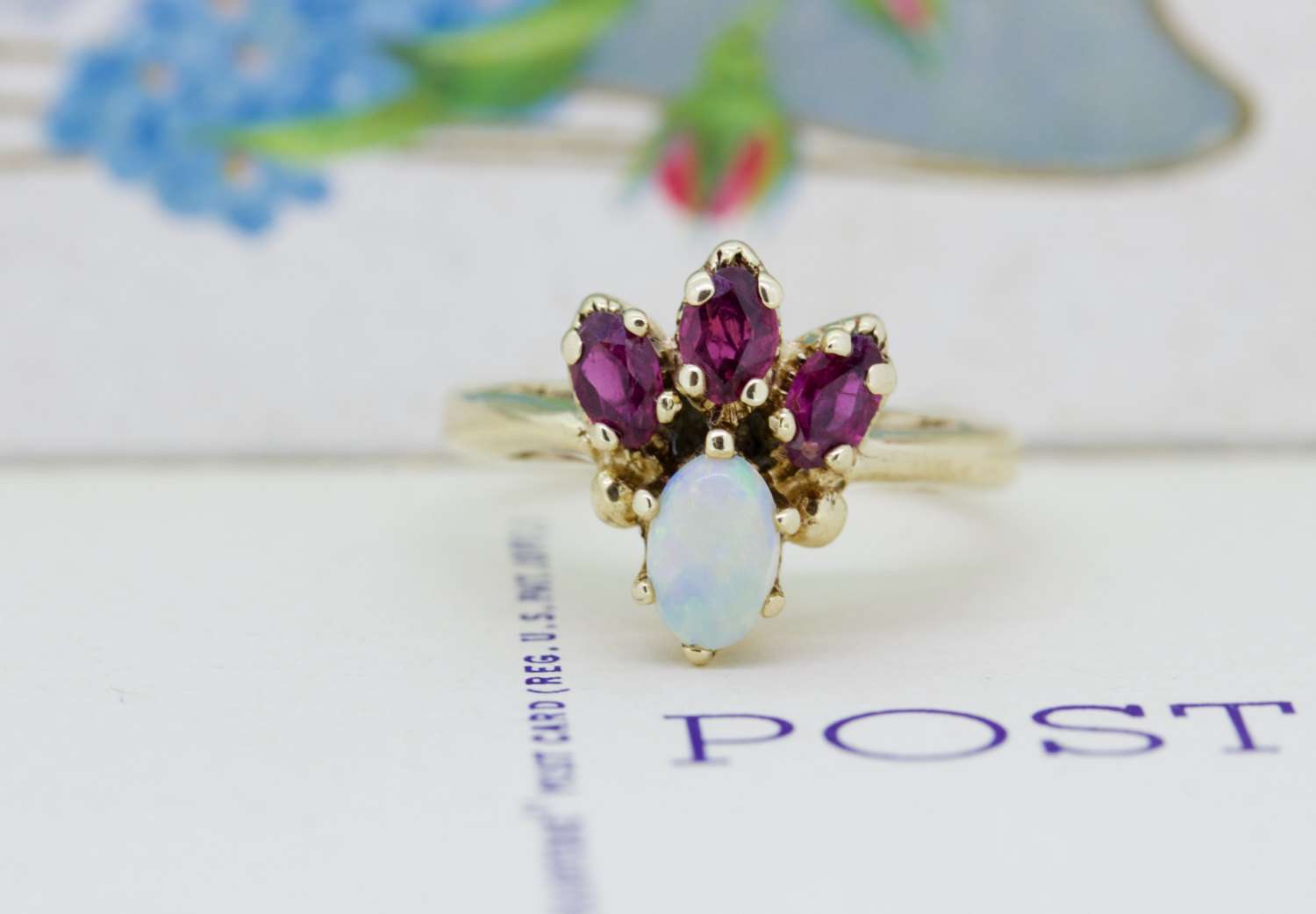 Vintage Opal Cocktail Ring