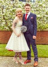 Rock n Roll Walt Disney wedding (26)