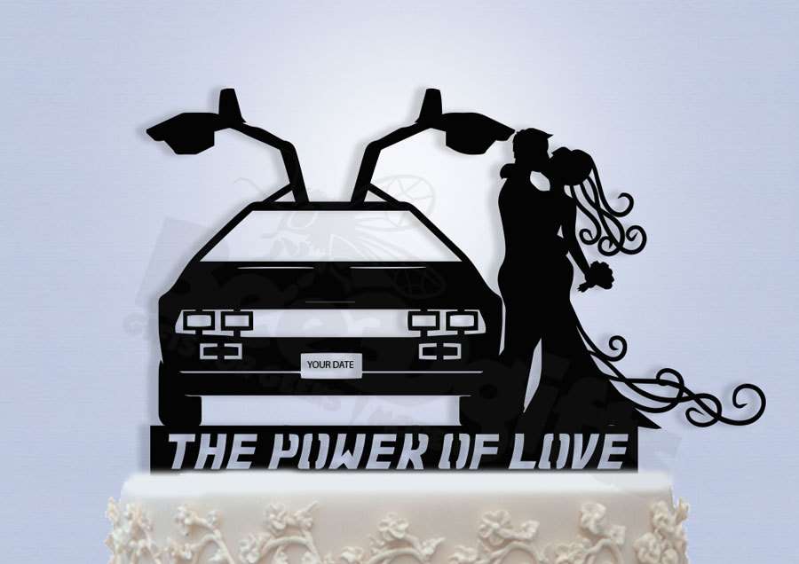 back to the future cake topper1