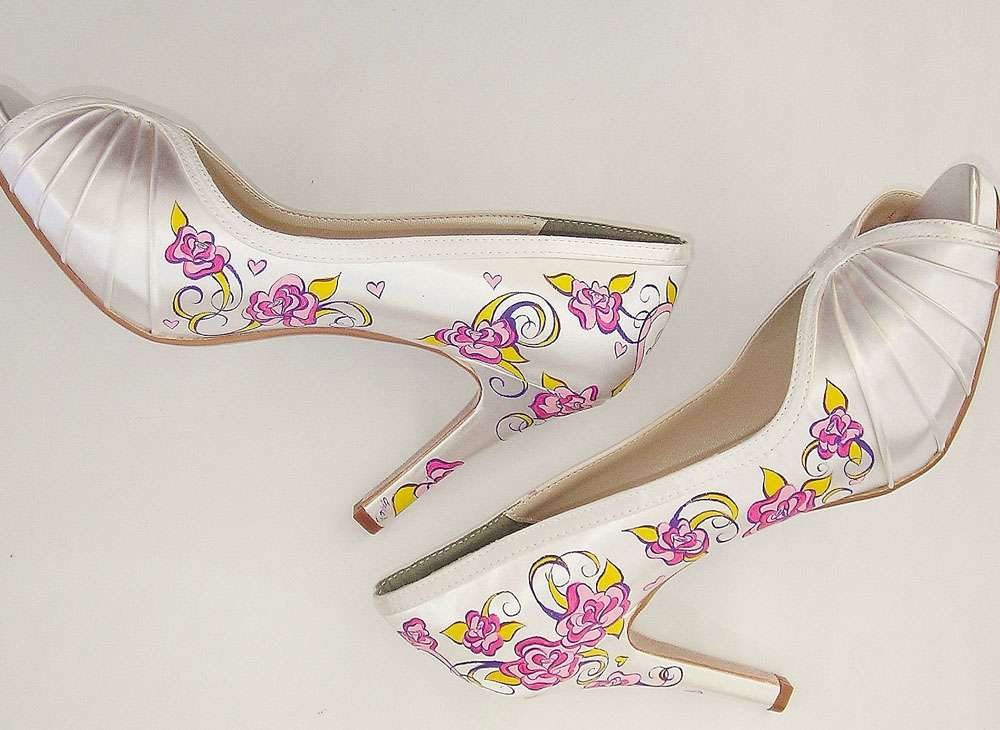 handpainted wedding shoes by gemma kenward (3)