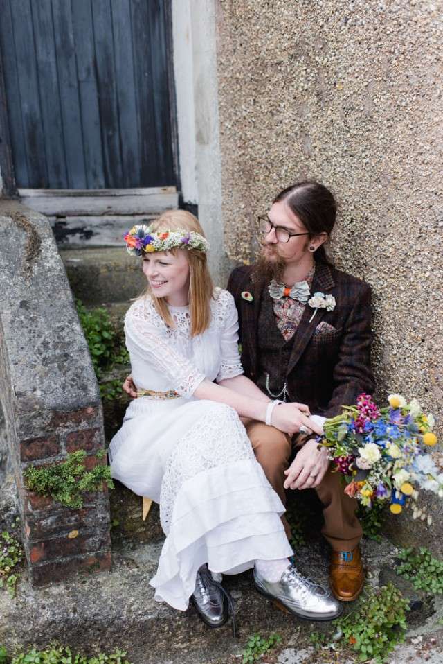 Vibrant Creative St Ives Big Day Out Wedding Rock N Roll Bride