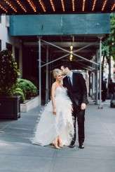 Modern Black, Pink and Gold Wedding in NYC (26)