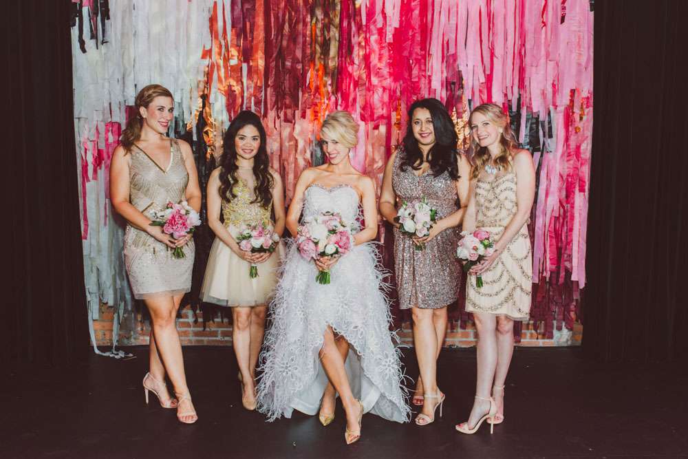 Modern Black, Pink and Gold Wedding in NYC (41)