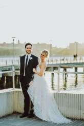 Modern Black, Pink and Gold Wedding in NYC (45)