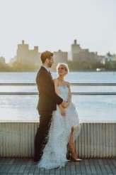 Modern Black, Pink and Gold Wedding in NYC (46)