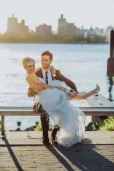 Modern Black, Pink and Gold Wedding in NYC (49)