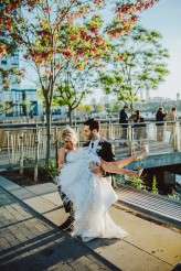 Modern Black, Pink and Gold Wedding in NYC (51)