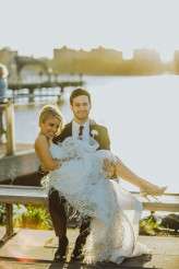 Modern Black, Pink and Gold Wedding in NYC (52)