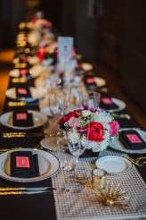 Modern Black, Pink and Gold Wedding in NYC (62)