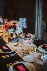 Modern Black, Pink and Gold Wedding in NYC (63)