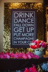 Modern Black, Pink and Gold Wedding in NYC (72)