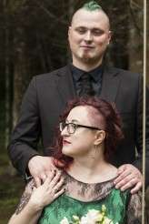 Green & Black Latvian Forest Wedding with a Hint of Tolkien (22)