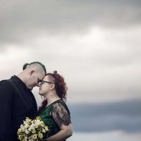 Green & Black Latvian Forest Wedding with a Hint of Tolkien (24)