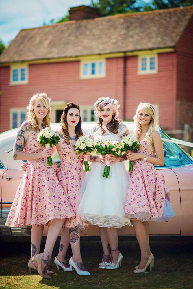 Pretty in Pink Tattooed Wedding - Photography by Vicki (31)