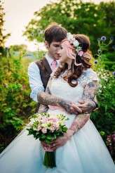 Pretty in Pink Tattooed Wedding – Photography by Vicki (65)
