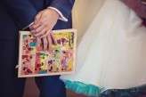 glitter rainbow explosion wedding (8)