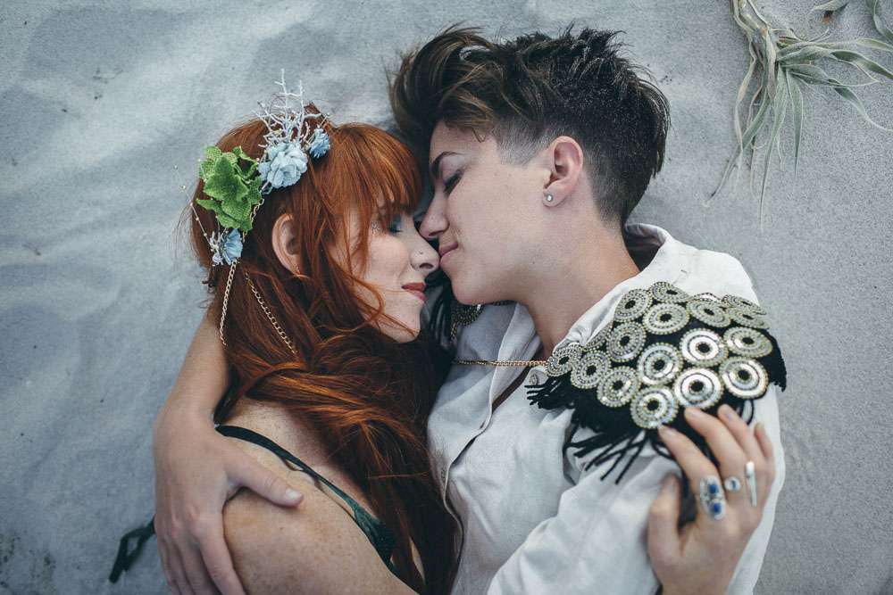lesbian little mermaid wedding shoot (18)